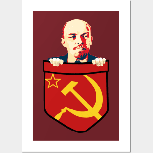 Vladimir Lenin Communism Chest Pocket Posters and Art